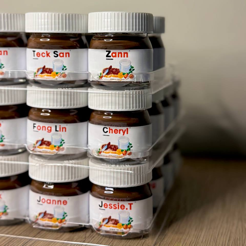 Mini Nutella Jars