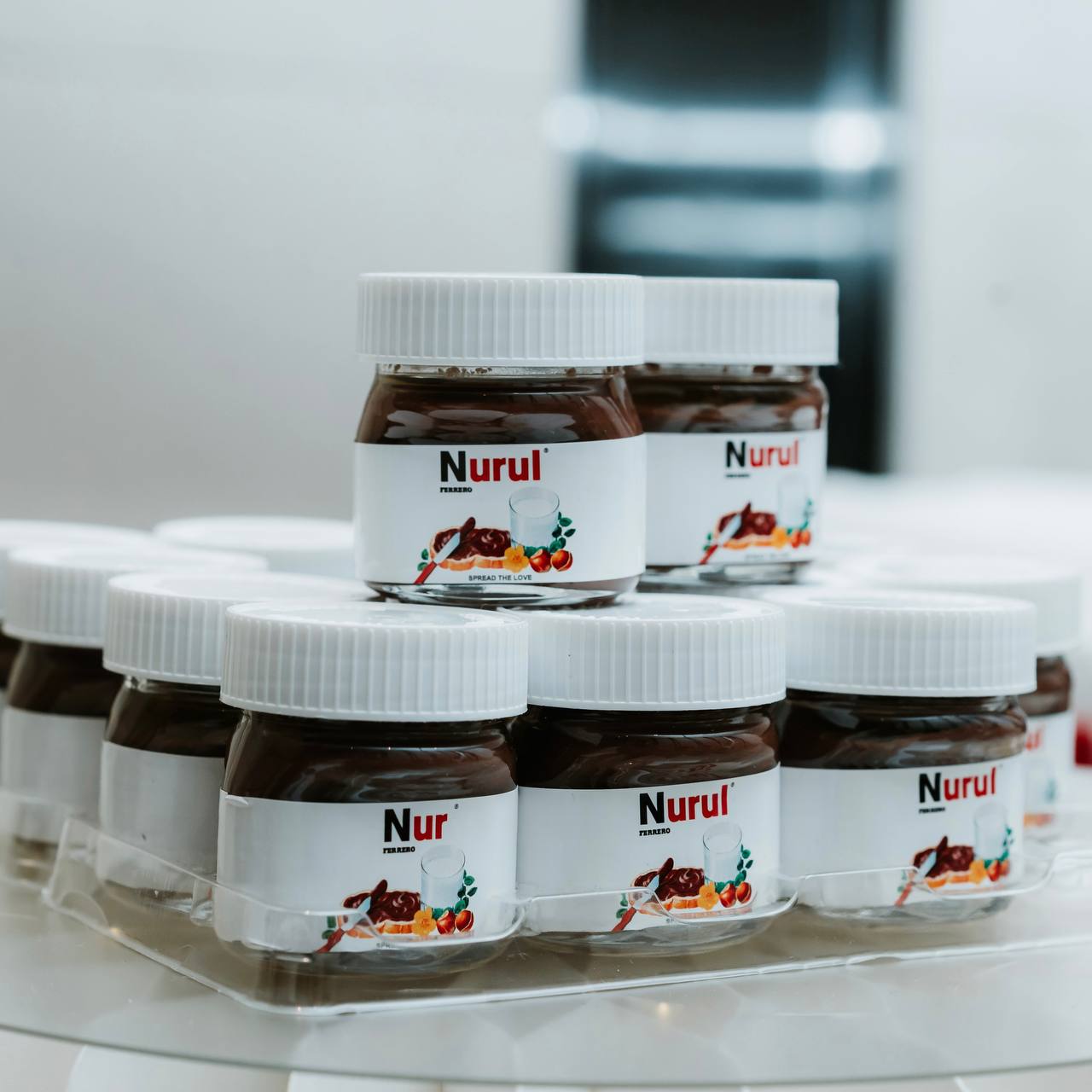 Mini Nutella Jars